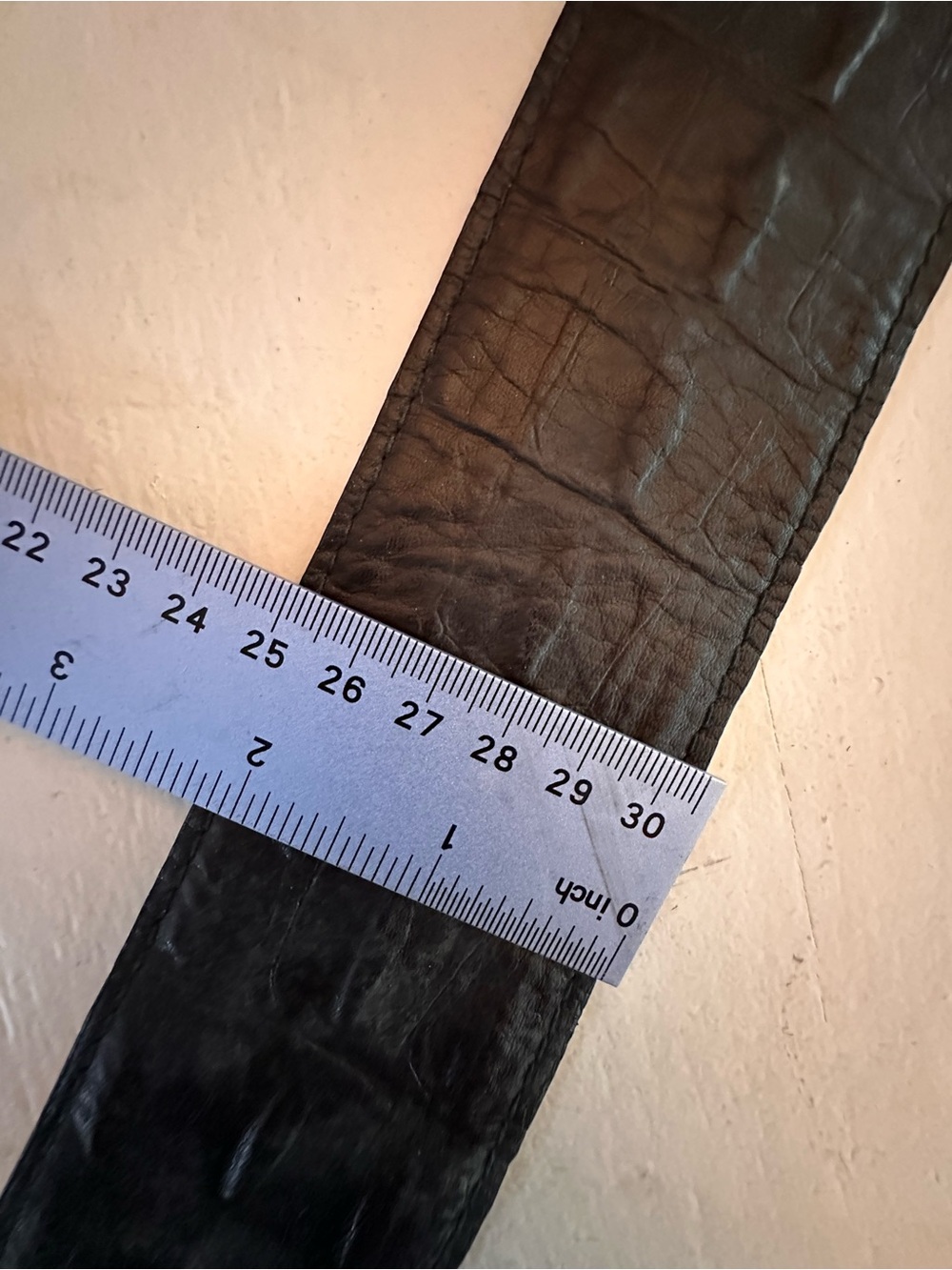 UNIQUE VINTAGE FOB TRADING LEATHER WAIST BELT - Picture 3 of 7
